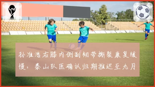 孙准浩右膝内侧副韧带撕裂康复缓慢,泰山队医确认归期推迟至九月
